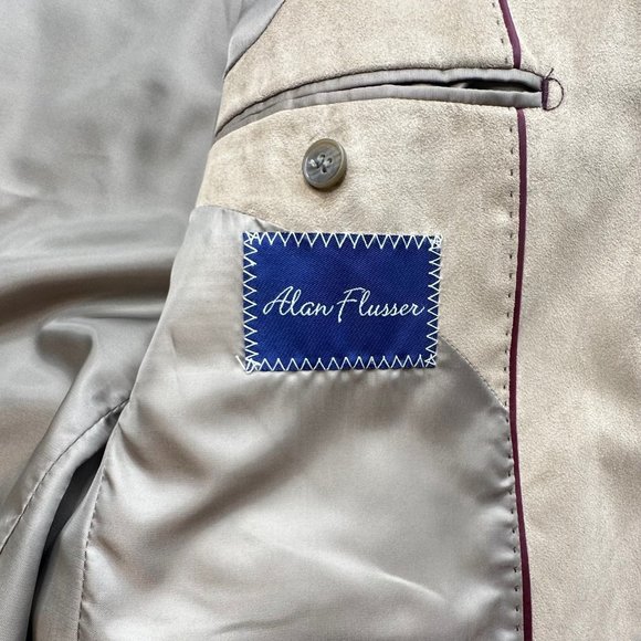 Allen Flusser sports coat. Size 40 regular.‎ Tan color. - Picture 3 of 7
